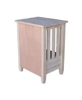 International Concepts Mission Tall End Table with Drawer