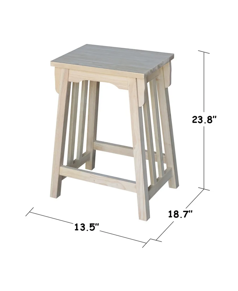 International Concepts Mission Counter Height Stool