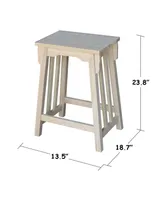 International Concepts Mission Counter Height Stool