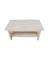 International Concepts Mission Tall Coffee Table