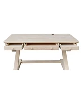 International Concepts Executive Desk with Zosiac Base