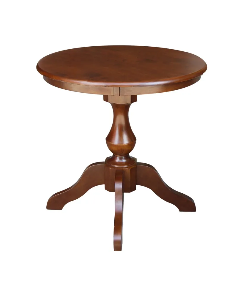 International Concepts 30" Round Top Pedestal Table