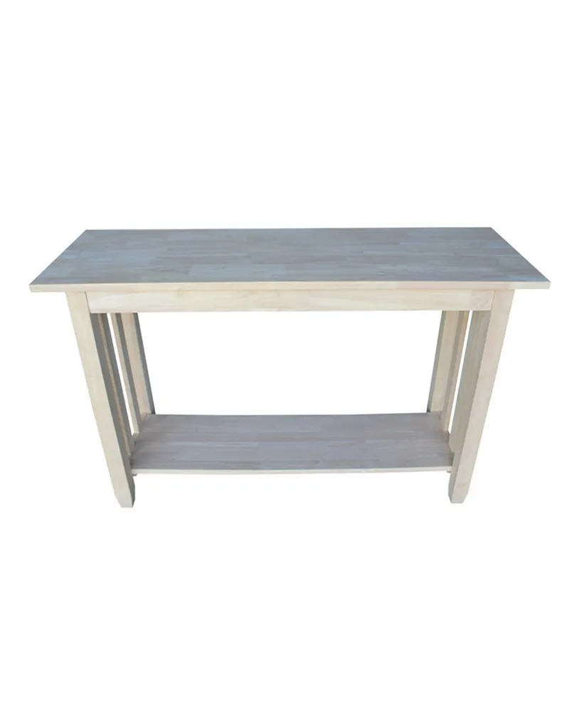 International Concepts Mission Console or Sofa Table