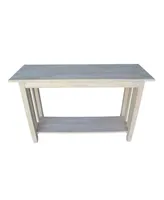 International Concepts Mission Console or Sofa Table