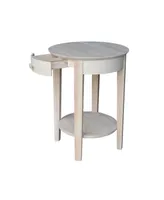 International Concepts Phillips Accent Table with Drawer