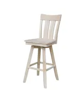 International Concepts Ava Bar Height Stool with Swivel and Auto Return