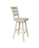 International Concepts Tuscany Bar Height Stool with Swivel and Auto Return