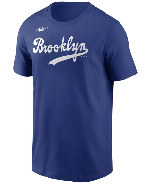 Men's Brooklyn Dodgers Jackie Robinson Mitchell & Ness Royal Cooperstown  Collection Legend Portrait T-Shirt