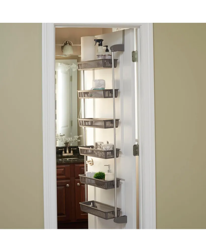 Household Essentials Over-the-Door 6 Shelf Storage Rack