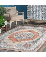 nuLoom Selina Noreen Oriental Beige 4' x 6' Area Rug