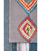 nuLoom San Miguel Hand Tufted Belini 7'6" x 9'6" Area Rug