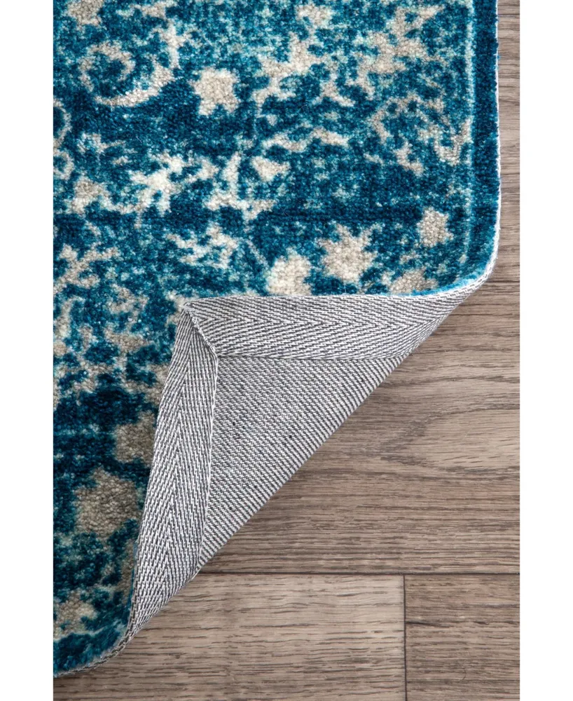 nuLoom Norbul Vintage-Inspired Floral Lacy 4' x 6' Area Rug