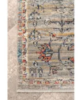 Nuloom Delicate Prima Persian Vintage Inspired Beige Area Rug