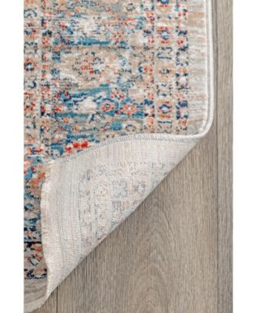 Nuloom Selina Despina Oriental Distressed Beige Area Rug