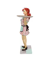 Design Toscano Retro Rosie Diner Dame Serving Table Statue