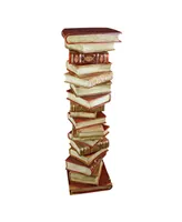 Design Toscano Power of Books Sculptural Pedestal Column