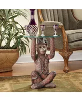 Design Toscano Moroccan Monkey Business Sculptural Side Table