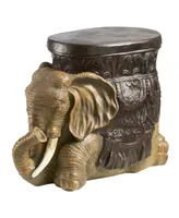 Design Toscano the Sultans Elephant Sculptural Side Table