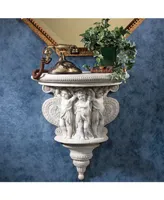 Design Toscano Cherubs of the Wine Harvest Sculptural Wall Console - Off