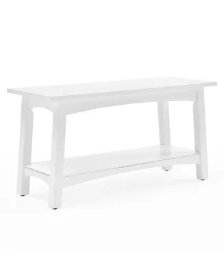 Alaterre Furniture Craftsbury Wood Entryway Bench