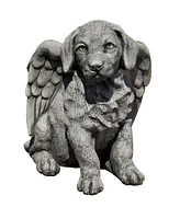 Campania International Angel Puppy Garden Statue