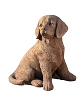 Campania International Golden Retriever Puppy Garden Statue