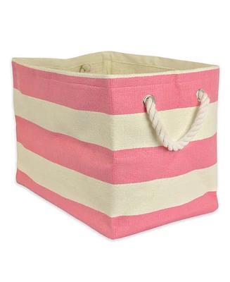 Design Imports Paper Bin Stripe Rectangle