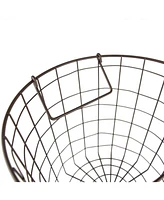 Design Imports Metal Basket Round Small