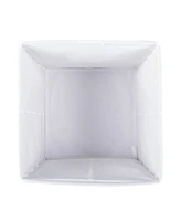Design Imports Non-woven Polyester Cube Lattice Sorbet Square Set of 4