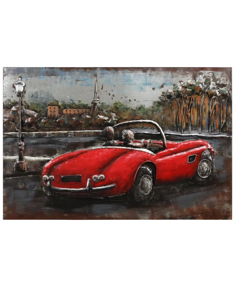 Empire Art Direct Convertible Mixed Media Iron Hand Painted Dimensional Wall Art, 32" x 48" x 2"