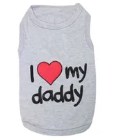 Parisian Pet I Love Daddy Dog T-shirt