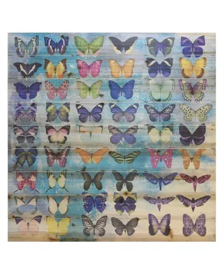 Empire Art Direct Butterflies Arte de Legno Digital Print on Solid Wood Wall Art, 36" x 36" x 1.5"