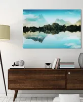 Empire Art Direct Quiet Waters Frameless Free Floating Tempered Glass Panel Graphic Wall Art, 32" x 48" x 0.2"