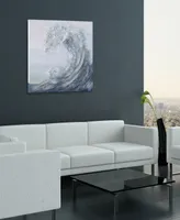 Empire Art Direct Crystal Wave Textured Metallic Hand Painted Wall Art by Martin Edwards, 36" x 36" x 1.5"