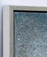 Empire Art Direct Blue Rain Textured Metallic Hand Painted Wall Art Set by Martin Edwards, 36" x 36" x 1.5"