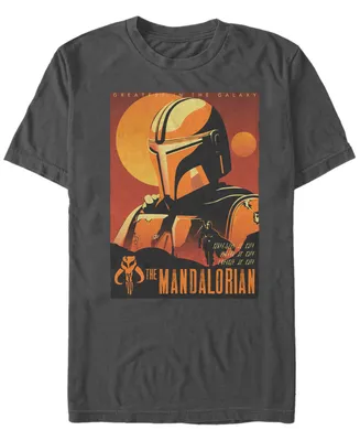 Fifth Sun Men's Sunset Mandalorian Short Sleeve Crew T-shirt