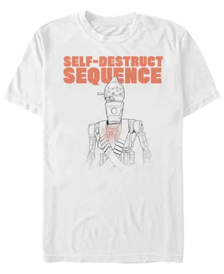 Fifth Sun Star Wars The Mandalorian Ig-11 Self-Destruct Sequence Short Sleeve Men's T-shirt