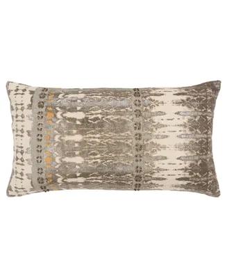 Rizzy Home Abstract Polyester Filled Decorative Pillow, 14" x 26"