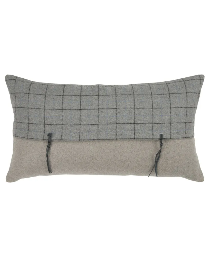 Linden Street 18x18 Plaid Square Throw Pillow