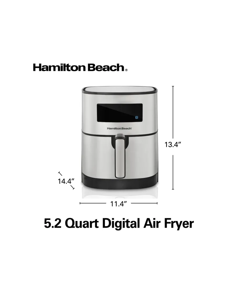 Hamilton Beach 5L Digital Air Fryer with Nonstick Basket