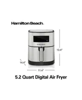 Hamilton Beach 5L Digital Air Fryer with Nonstick Basket