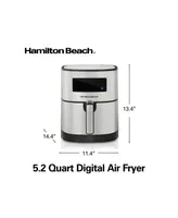 Hamilton Beach 5.8 Quart Digital Air Fryer - 35075