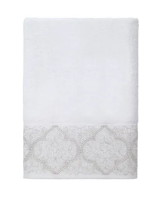 Avanti Scottsdale Scroll Border Cotton Hand Towel, 16" x 30"