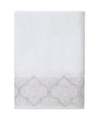 Avanti Scottsdale Scroll Border Cotton Bath Towels