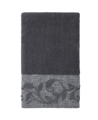 Avanti Linetto Cord Bordered Cotton Hand Towel, 16" x 30"