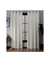 Exclusive Home Curtains Academy Total Blackout Grommet Top Curtain Panel Pair, 52" x 84"