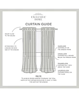 Exclusive Home Curtains Jamaica Palm Indoor - Outdoor Light Filtering Grommet Top Curtain Panel Pair, 54" x 96", Set of 2