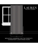 Lauren Ralph Lauren Rubin Sheer Back Tab Rod Pocket Curtain Panel