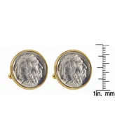 American Coin Treasures 1913 First-Year-Of-Issue Buffalo Nickel Bezel Coin Cuff Links