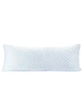 Nestl Heat and Moisture Reducing Ice Silk and Gel Infused Memory Foam Body Pillow